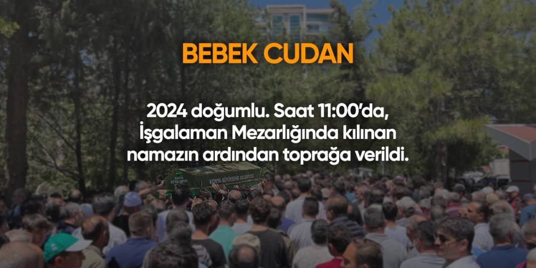 Konya'da bugün vefat edenler | 26 Ekim 2024 3